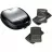 Aparat pentru sandwich-uri Tefal SW341D12, 700 W, Inox, Negru
