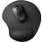 Коврик для мыши TRUST Big Foot Mouse Pad - S size, Ergonomic mouse pad with gel filled wrist rest, 205x236mm, Black