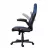 Fotoliu Gaming TRUST GXT 703B RIYE - Black/Blue, PU leather and breathable fabric, adjustable gaming chair with a strong frame, flip-up armrests, Class 4 gas lift, up to 140kg