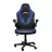 Fotoliu Gaming TRUST GXT 703B RIYE - Black/Blue, PU leather and breathable fabric, adjustable gaming chair with a strong frame, flip-up armrests, Class 4 gas lift, up to 140kg