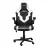 Fotoliu Gaming TRUST GXT 703W RIYE - BLACK/WHITE, PU leather and breathable fabric, adjustable gaming chair with a strong frame, flip-up armrests, Class 4 gas lift, up to 140kg