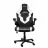 Fotoliu Gaming TRUST GXT 703W RIYE - Black/White, PU leather and breathable fabric, adjustable gaming chair with a strong frame, flip-up armrests, Class 4 gas lift, up to 140kg