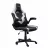 Fotoliu Gaming TRUST GXT 703W RIYE - Black/White, PU leather and breathable fabric, adjustable gaming chair with a strong frame, flip-up armrests, Class 4 gas lift, up to 140kg