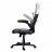 Fotoliu Gaming TRUST GXT 703W RIYE - Black/White, PU leather and breathable fabric, adjustable gaming chair with a strong frame, flip-up armrests, Class 4 gas lift, up to 140kg
