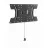 Настенное крепление GEMBIRD TV-Wall Mount for 32-65" "WM-65F-03", Fixed, max. 30 kg, Distance TV to Wall: 22 mm, max. VESA 200 x 400, Black