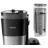 Cafetiera PHILIPS HD7900/ 50, 1000 W, 1.2 l, Inox, Negru