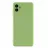 Husa HELMET Case Liquid Silicone Samsung A05, Green