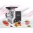 Masina de tocat carne Heinner MG2100BKSL, 2100 W, 1.9 kg/min, Functia Reverse, Negru