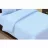 Lenjerie de pat A.REMAX S.C. cuvertură de plapumă, cearșaf + 2 fețe de pernă, 1 Persoana, Satin, Albastru deschis