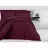 Lenjerie de pat A.REMAX S.C. Euro 1, 2 persoane Euro, Straip satin, Bordo