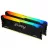 RAM KINGSTON 32GB DDR4-3200MHz FURY Beast RGB (Kit of 2x16GB) (KF432C16BB12AK2/32), CL16-18-18, 1.35VCapacitatea Memoriei (Total): 32 GB Tip Memorie: DDR4 SDRAM Frecvență memorie: 3200 MHz Viteza de memorie nominală: PC4-25600 Latență CAS: CL1