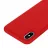 Husa HELMET LIQUID SILICONE IPHONE XS MAX, RED