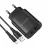 Incarcator Borofone Wall Charger with Сable USB to Lightning BN2 2xUSB 2.1A, Black