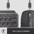 Kit (tastatura+mouse) LOGITECH Wireless Keyboard & Mouse MX Keys Mini Combo, Compact, Quiet typing, Backlit, 4000dpi, 6 buttons, 2.4Ghz+BT, EN, Graphite.
