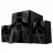 Колонка SVEN "MS-315" Bluetooth, FM, USB, Display, RC, Black, 46w / 20w + 2x13w / 2.1