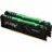 Модуль памяти KINGSTON 32GB DDR4-3733MHz FURY Beast RGB (Kit of 2x16GB), (KF437C19BB12AK2/32), CL19-23-23, 1.35VCapacitatea Memoriei (Total): 32 GB Tip Memorie: DDR4 SDRAM Frecvență memorie: 3733 MHz Viteza de memorie nominală: PC4-29800 Latență CAS: CL1