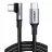 Cablu UGREEN CABLE TYPE-C TO TYPE-C 3.0, 90-DEGREE ANGLED, 100W, 3A, 2M, US334, BLACK