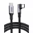Cablu UGREEN CABLE TYPE-C TO TYPE-C 3.0, 90-DEGREE ANGLED, 100W, 3A, 2M, US334, BLACK