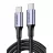 Кабель UGREEN UGREEN Cable Type-C to Type-C Alumi Braided 100W 2m US316, Black