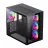 Carcasa fara PSU GAMEMAX INFINITY, W/O PSU, DUAL TEMPERED GLASS, 1XUSB 3.0, 1XTYPE-C, DUST FILTER, BLACK