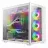 Carcasa fara PSU GAMEMAX Case ATX Infinity, w/o PSU, Dual Tempered Glass, 1xUSB 3.0, 1xType-C, Dust filter, White