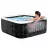 Bazin gonflabil INTEX Jacuzzi SPA PureSpa Greystone Deluxe 239×239×71, 1098L, 6 persoane (28452)