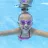 Очки плавательные детские BESTWAY Printese Disney, 3+, Разноцветный