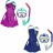 Ласты для плавания BESTWAY Набор для плавания (ласты, маска, трубка), 7+, 2 цвета, Синий, Фиолетовый