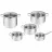 Set cratite Tefal Pot Set B921SA55, 6.4 l, 5.4 l, 3.1 l, 2.2 l, 1.5 l, Inox