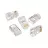 Conector RJ45 Cablexpert 8P8C for solid LAN cable, 30u gold plated, 100 pcs