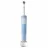 Periuta de dinti electrica Oral-B Electric Toothbrush Braun Vitality Pro Protect X Clean Vapor Blue, 7600 RPM, Timer, Albastru deschis, Alb