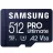 Карта памяти Samsung 512GB MicroSD (Class 10) UHS-I (U3)+SD adapter, Samsung PRO Ultimate "MB-MY512SA" (R/W:200/130MB/s)