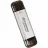 HDD Extern TRANSCEND 2.0TB PORTABLE SSD ESD310S SILVER, USB-A/C 3.2, (71.3x20x7.8 mm, 11g, R/W:1050/950 MB/s)