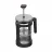 French-press POLARIS Coffee Tea Maker Albero-600FP, 0.6 l, Sticla, Plastic, Negru