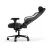 Игровое геймерское кресло DXRacer CRAFT-23-L-NW-X1, BLACK/WHITE, Gazlift, 150 kg, 145-185 cm, Premium PU leather, Recline 90°-135°, 4D Armrests, Tilt angle lock, Head cushion, built-in lumbar support, Aluminium wheelbase, 2.36" PU Caster, W-2