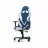 Fotoliu Gaming DXRacer GLADIATOR-23-L-BW-X1, Blue/White, Gaslift class 4, 150 kg, 180-200 cm, Premium PVC leather, Full tilt, Recline 90°-135°, 3D Armrests, Headrest and lumbar cushions, 6 cm PU Caster, W-22,15 kg