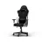 Fotoliu Gaming DXRacer GLADIATOR-23-L-NW-X1, BLACK/WHITE, Gaslift class 4, 150 kg, 180-200 cm, Premium PVC leather, Full tilt, Recline 90°-135°, 3D Armrests, Headrest and lumbar cushions, 6 cm PU Caster, W-22,15 kg