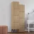 Dulap înalt MLAND Stair multipurpose cabinet - oak, Stejar, 156x37.4x62.2