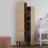 Dulap înalt MLAND Stair multipurpose cabinet - oak, Stejar, 156x37.4x62.2