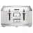 Prajitor de pâine MUSE MS-131SC, 1800 W, Inox, Alb