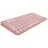 Kit (keyboard+mouse) LOGITECH Pebble 2 Combo, Compact, Low-profile, Multi-Device, 4000dpi, 3 buttons, 2xAAA/1xAA, 2.4Ghz+BT, EN, Rose.