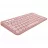 Kit (keyboard+mouse) LOGITECH Pebble 2 Combo, Compact, Low-profile, Multi-Device, 4000dpi, 3 buttons, 2xAAA/1xAA, 2.4Ghz+BT, EN, Rose.