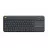 Клавиатура беспроводная LOGITECH K400 Plus, Compact, Touchpad, 12 FN keys, Quiet typing, Unifying receiver, 2xAA, 2.4Ghz, EN, Black