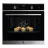 Cuptor electric incorporabil ELECTROLUX EOD6P71X, 71 l, Negru, Inox, A+