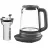 Электрочайник ELECTROLUX E7GK1-8BP Smart, 1.7 л, 2000 Вт, Прозрачный, Черный