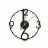 Настенные часы Metalux 217-3 Черный