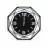 Настенные часы Metalux 271-8 Черный