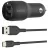 Aвтомобильное зарядное устройство BELKIN 24W Dual USB-A, USB-A - USB-C, 1m, black