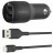 Aвтомобильное зарядное устройство BELKIN 24W Dual USB-A, USB-A - Lightning, 1m, black