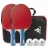 Racheta pentru tenis de masa Joola TT Set Duo 54820, 3 mingi, Rosu